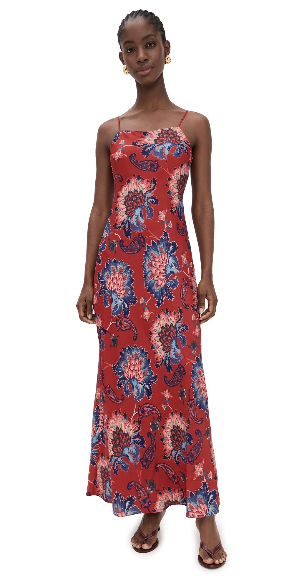 FARM Rio Luang Red Maxi Dress Luang Red XXS | Shopbop