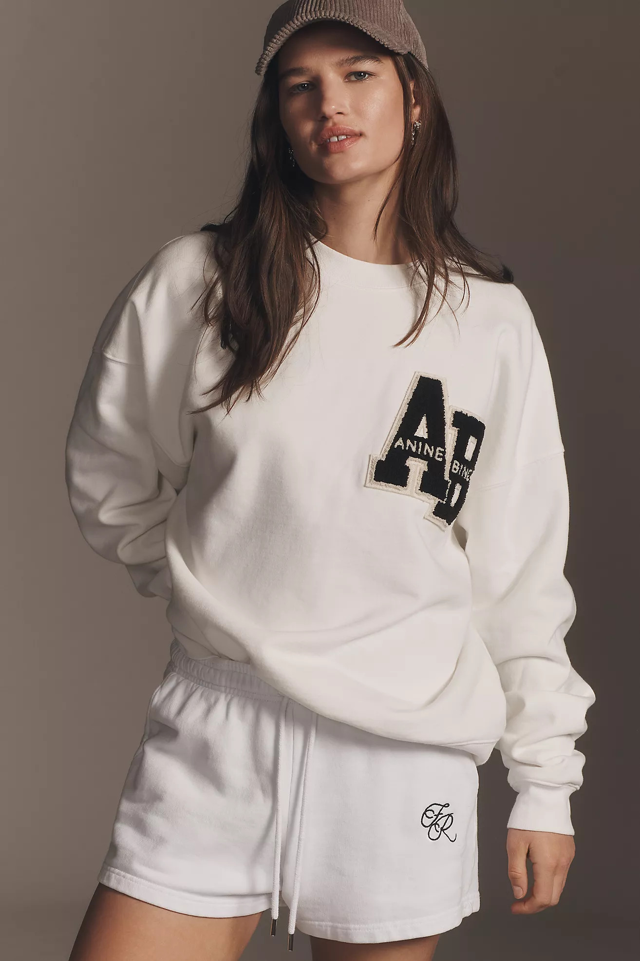 Anine Bing Miles Oversized Sweatshirt | Anthropologie (US)