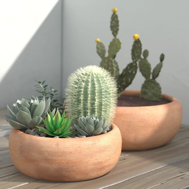 Alidis 2 Pieces Terracotta Pot Planter Set | Wayfair North America