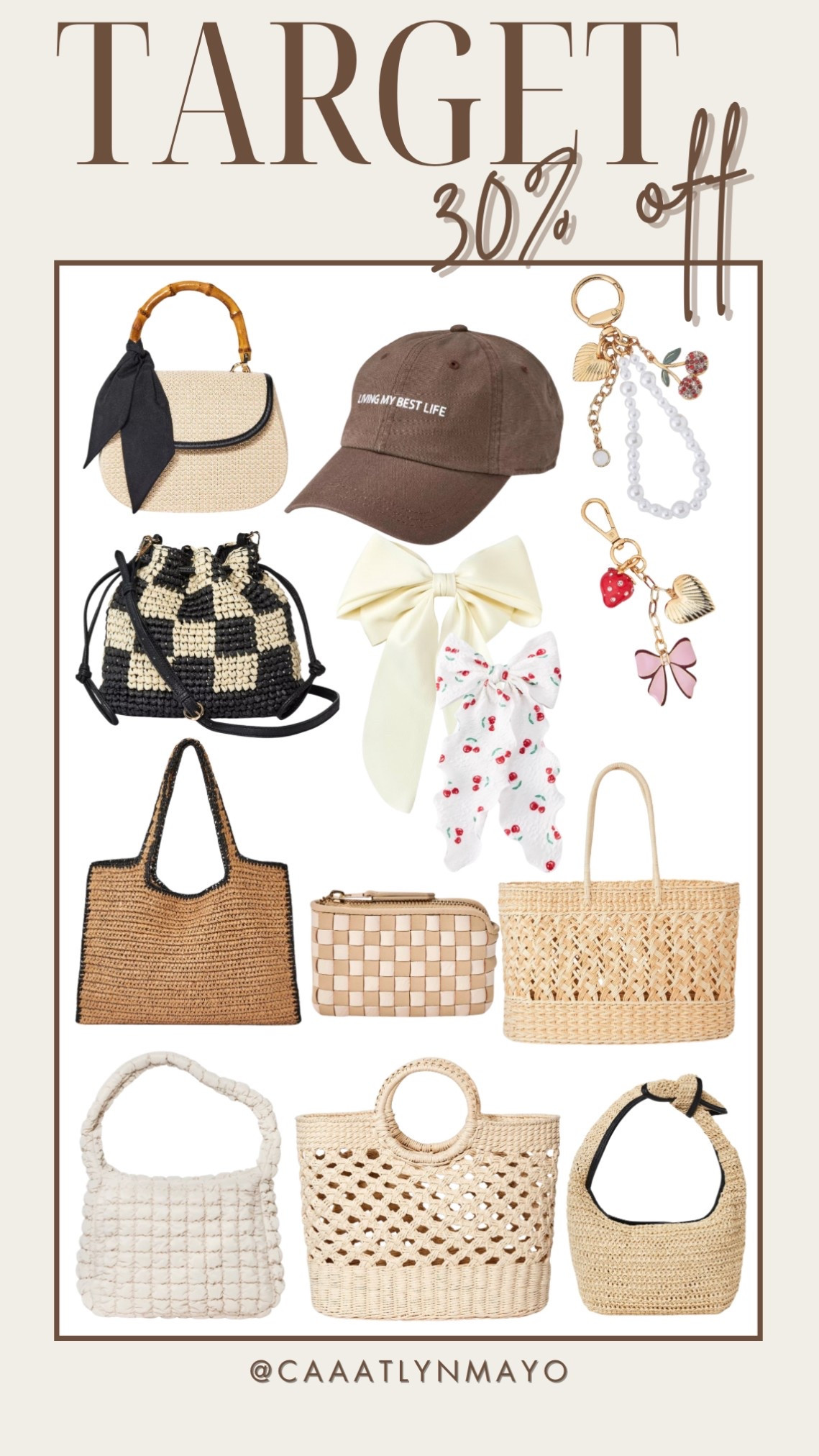 Target 30% off all accessories 🫶

#LTKFindsUnder50 #LTKSpringSale #LTKSaleAlert