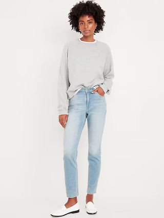 High-Waisted Wow Straight Ankle Jeans | Old Navy | Old Navy (US)