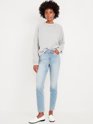 High-Waisted Wow Straight Ankle Jeans | Old Navy (US)