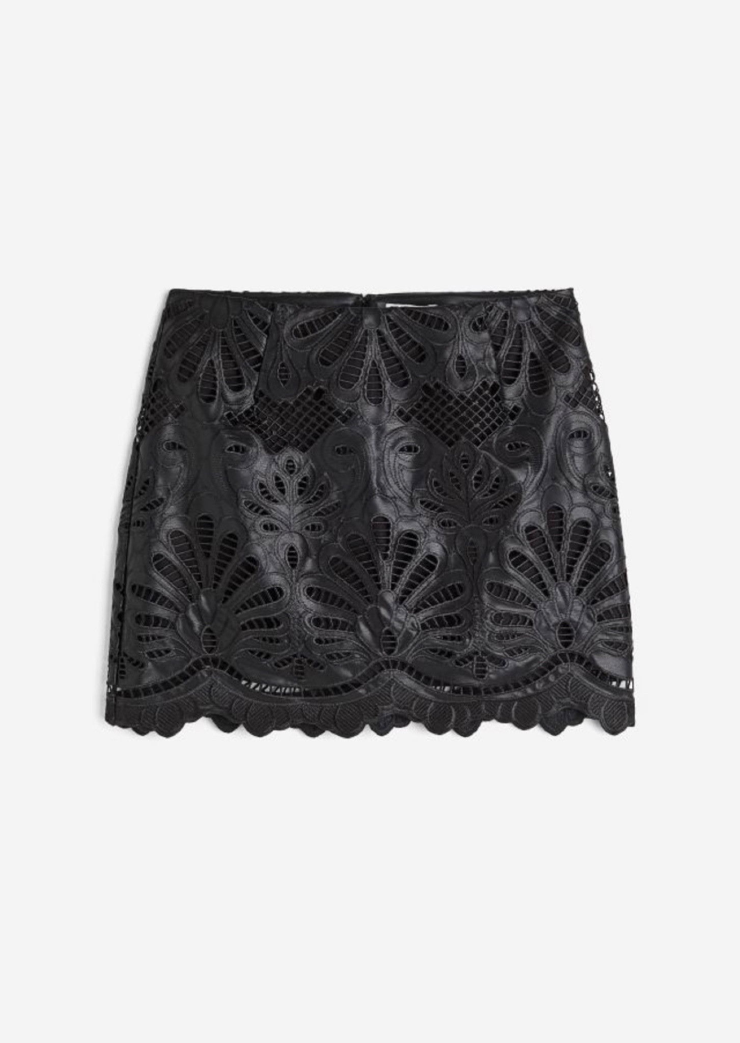 Eyelet Embroidery Mini Skirt for edgy, but feminine look with over the knee boots outfit! 🖤🖤

#LTKstyletip #LTKfindsunder50 #LTKSeasonal