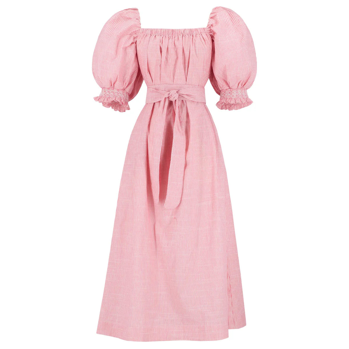 Women's Bonjour Dress - Tomato Stripe | Dondolo