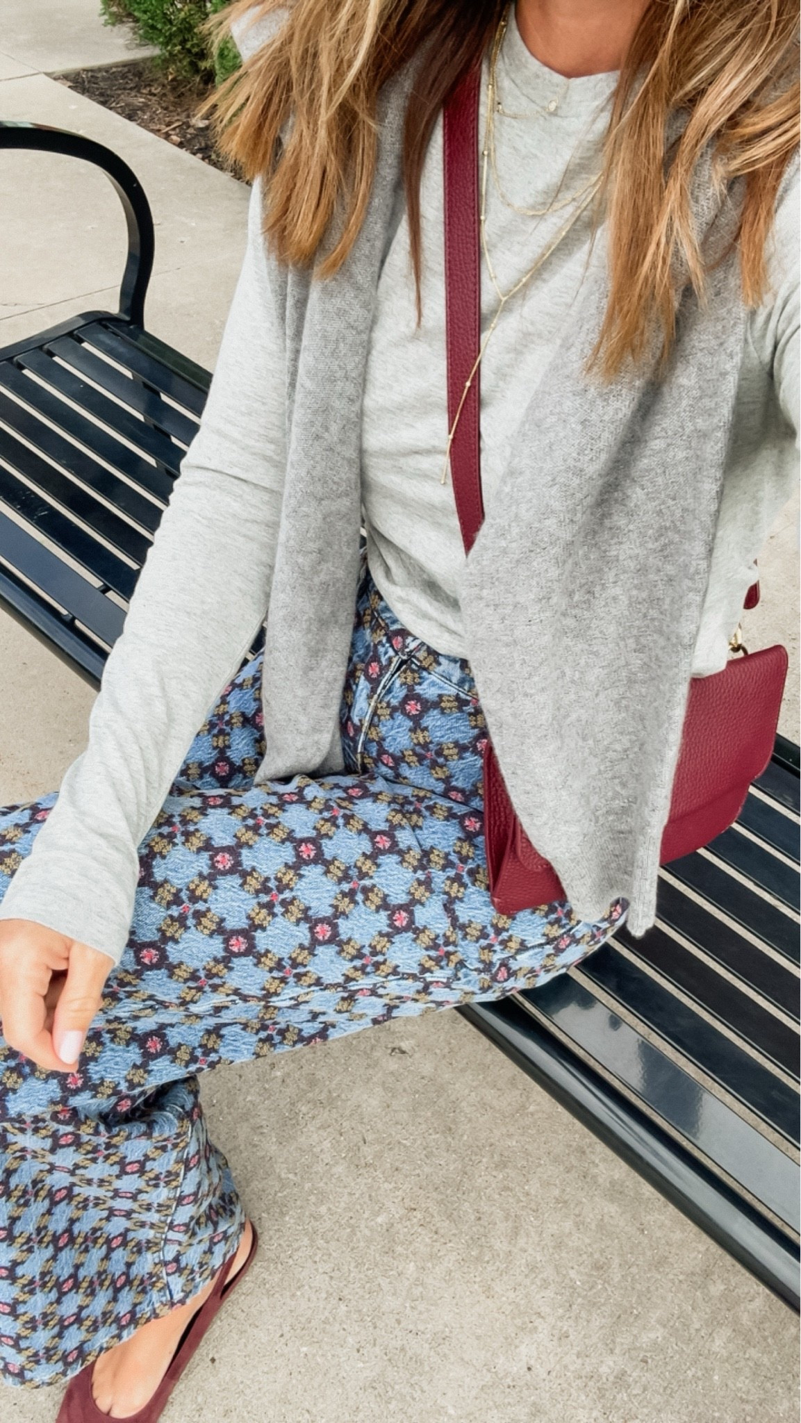 Monday ootd 
Found these jeans on sale!! 
TTS, 25 here
XS long sleeve // S sweater

#LTKmomlife #LTKootd
