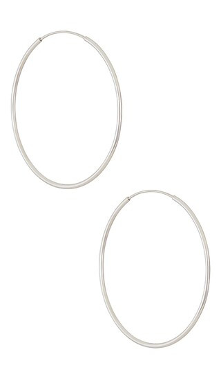 Endless Hoops in Silver | Revolve Clothing (Global)
