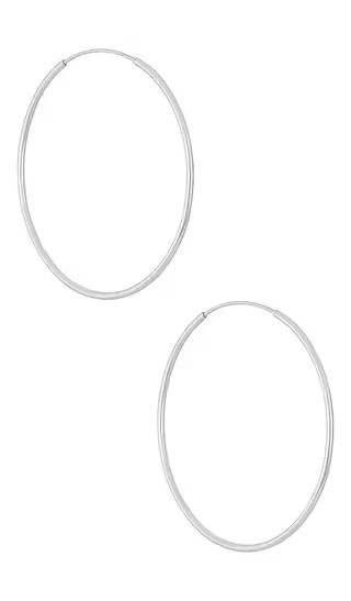 Endless Hoops in Silver | Revolve Clothing (Global)
