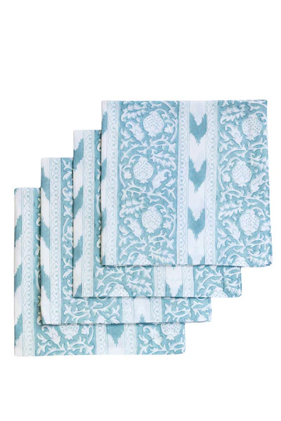 Chambray Island Ikat Dinner Napkins | Julia Amory