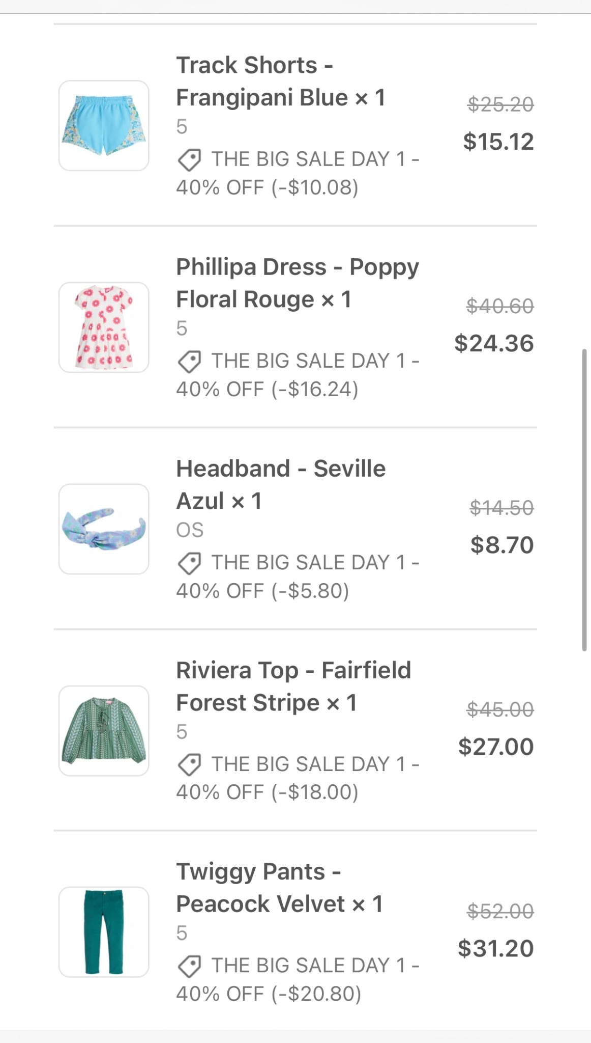 Bisby Kids order from their BIG SALE! Love stocking up for the next size, especially summer play clothes 