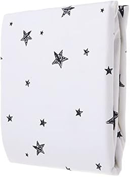 Kushies Crib Sheet Flannel, Scribble Stars Black & White, 1 Count, S330-609 : Amazon.ca: Baby | Amazon (CA)