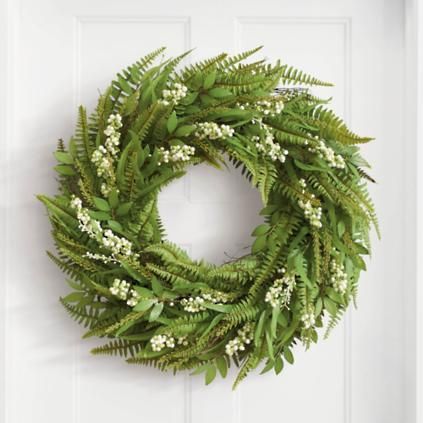 Mixed Fern Wreath | Grandin Road