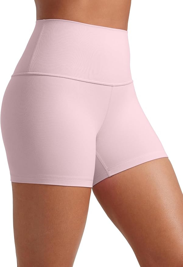 CRZ YOGA Butterluxe Biker Shorts 4'' - High Waisted Booty Workout Volleyball Yoga Womens Spandex | Amazon (US)