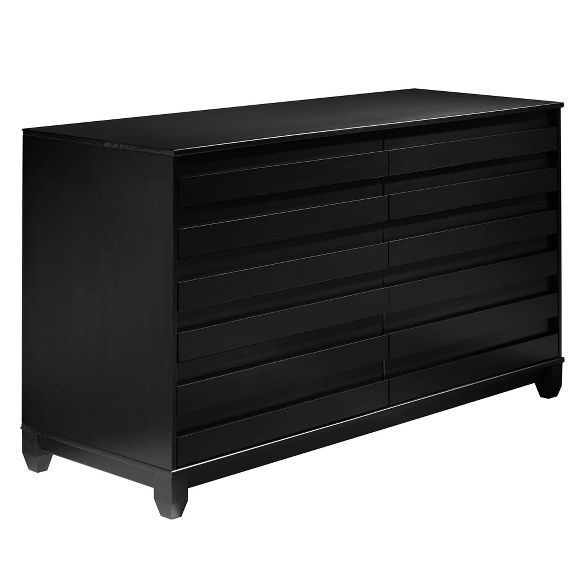 Ilya Solid Wood Modern Panel Front 6 Drawer Dresser - Saracina Home | Target
