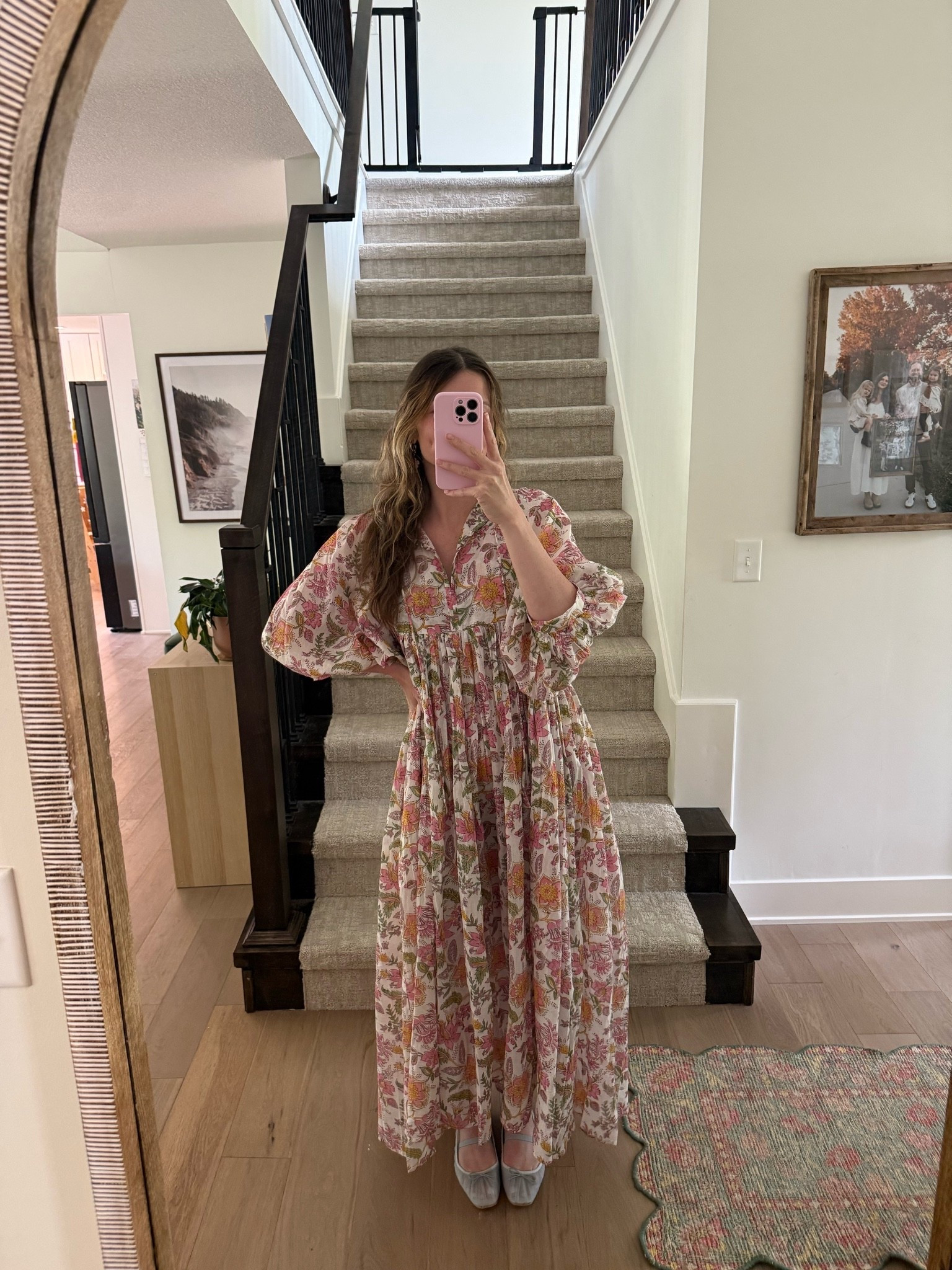 what I wore to church yesterday, wearing a small (code BRANDY15)! This dress would be so beautiful for family photos and have worn it to a wedding with the top tied!

Mother’s Day, summer dress

#LTKootd