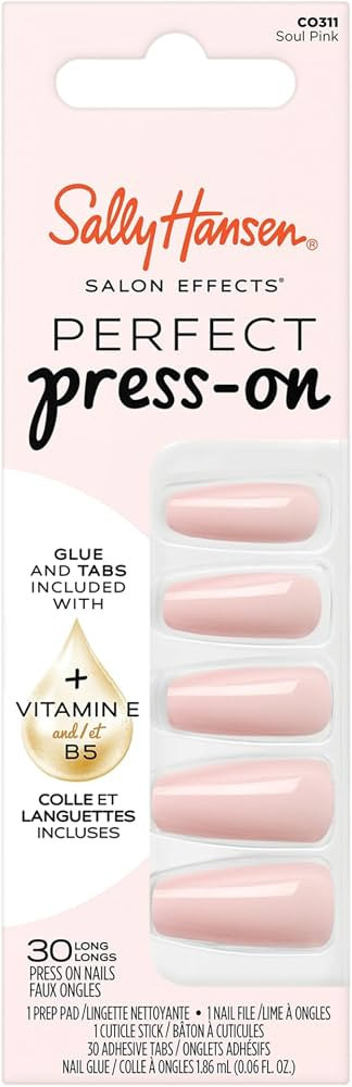 Sally Hansen Salon Effects Perfect Press-On Nails | Coffin Shape | Easy to Apply, Non-Damaging | ... | Amazon (US)