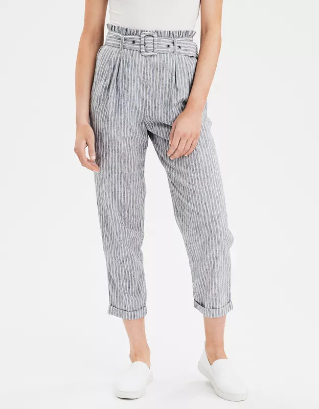 AE High-Waisted Paperbag Tapered Pant | American Eagle Outfitters (US & CA)