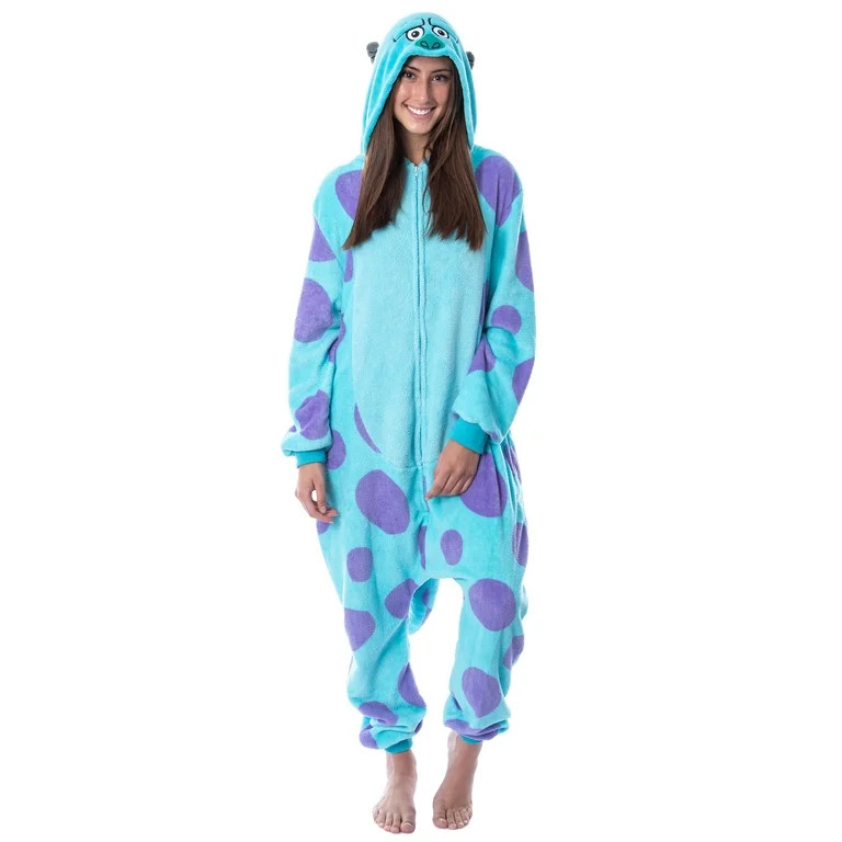 Disney Monsters Inc Adult Sulley Kigurumi Costume Union Suit Pajama - Walmart.com | Walmart (US)