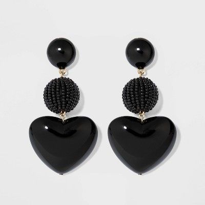 SUGARFIX by BaubleBar Mixed Media Heart Earrings | Target