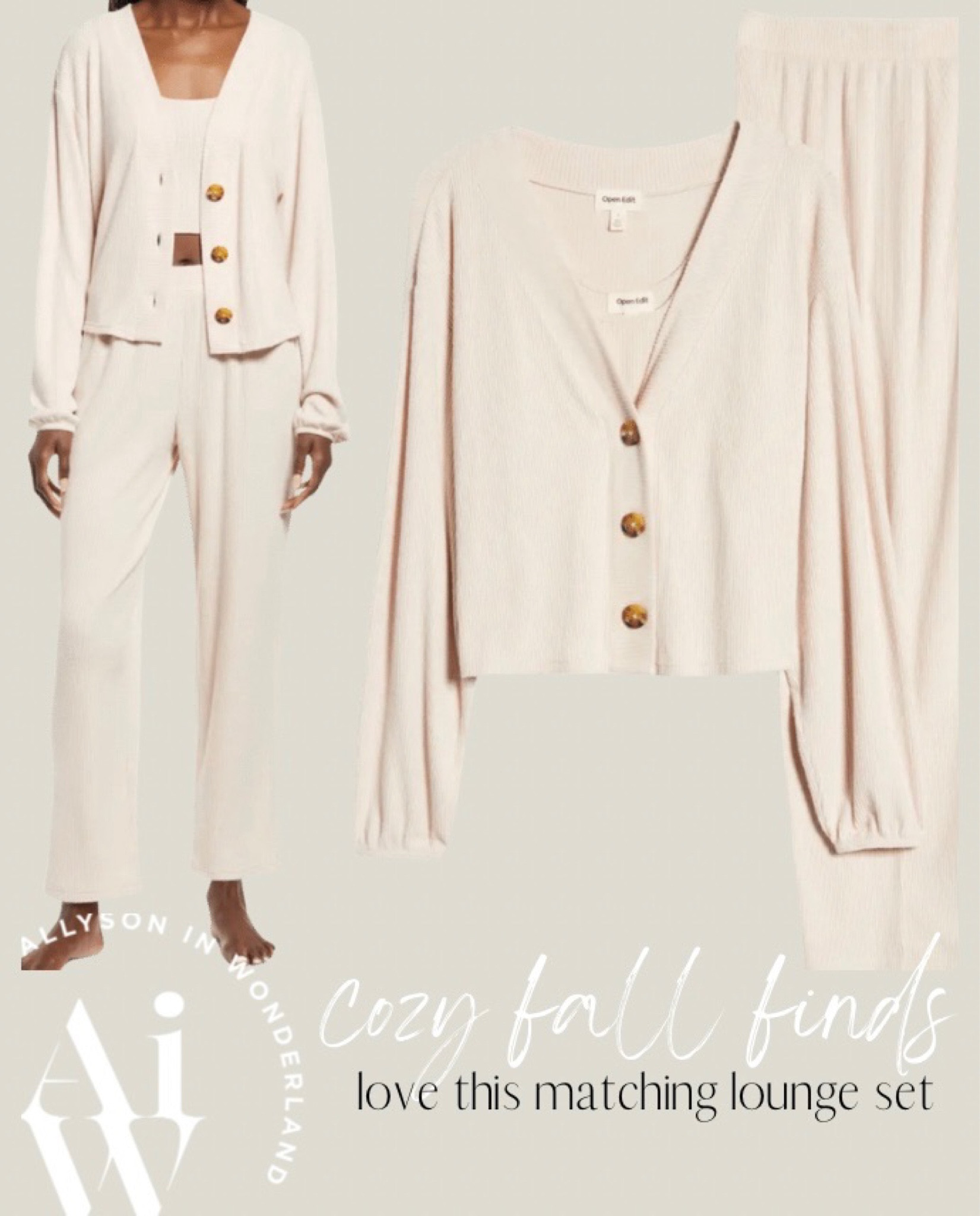 Loungewear
Pajamas
PJs
Cozy Fall Loungewear 

#LTKunder100 #LTKSeasonal #LTKstyletip