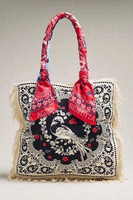 Agua Bendita Rania Fringe Tote | Anthropologie (US)