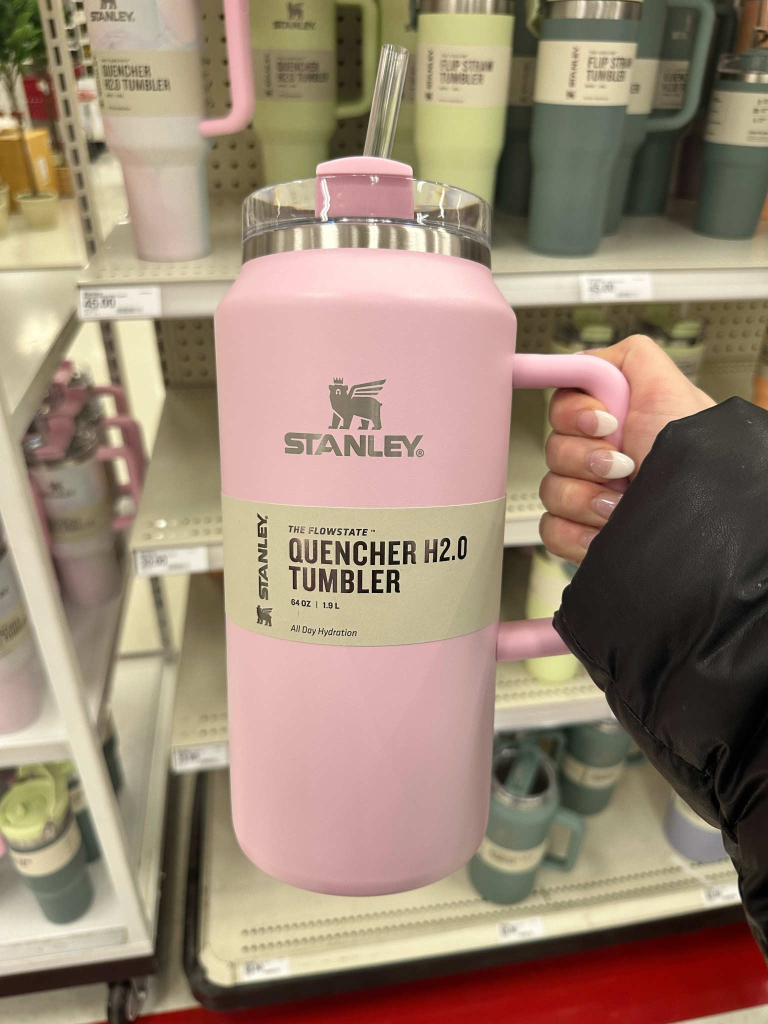 32 oz hydro flask mint 32oz Mint/Green Hydro Cell Standard Mouth Stainless Steel Water Bottle main image 0
