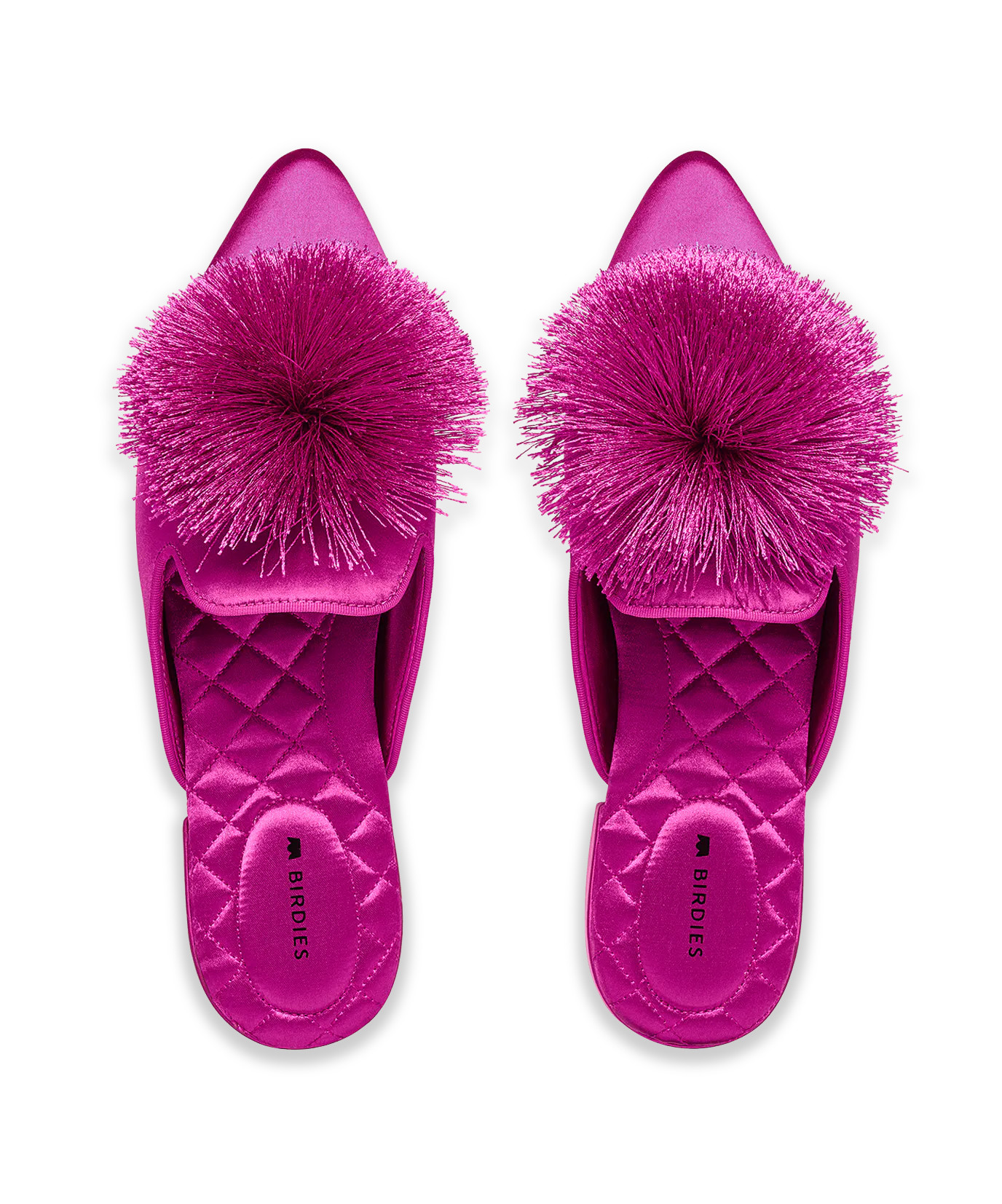 The Dove - Fuchsia Satin Pom | BIRDIES