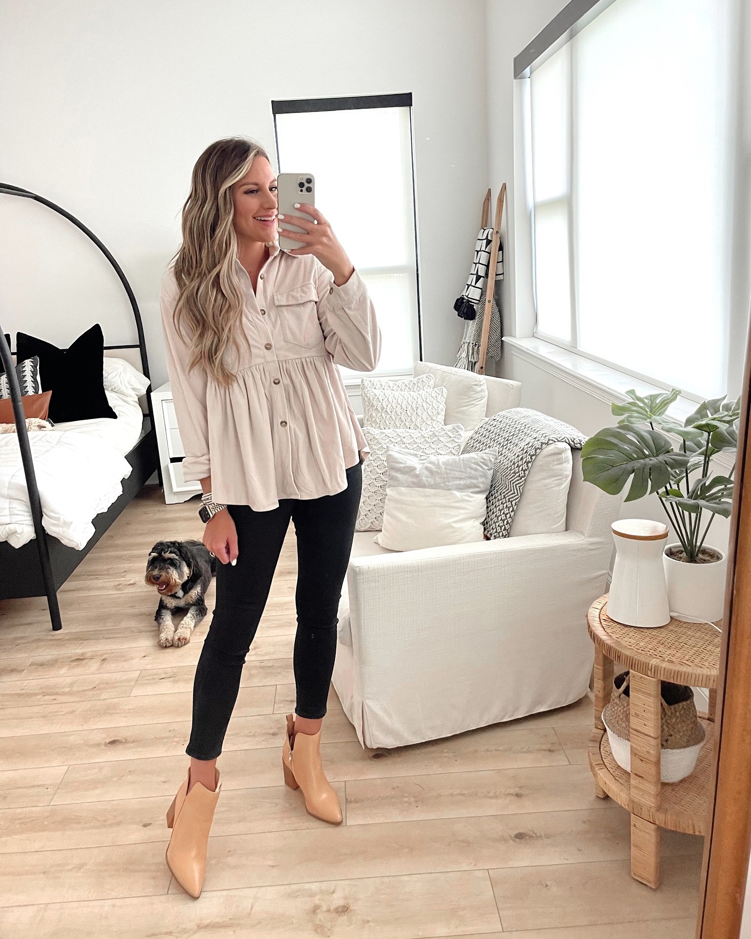 In a small top and size 28 jeans for fall from Amazon- all fits TTS.

#LTKunder50 #LTKstyletip #LTKSeasonal