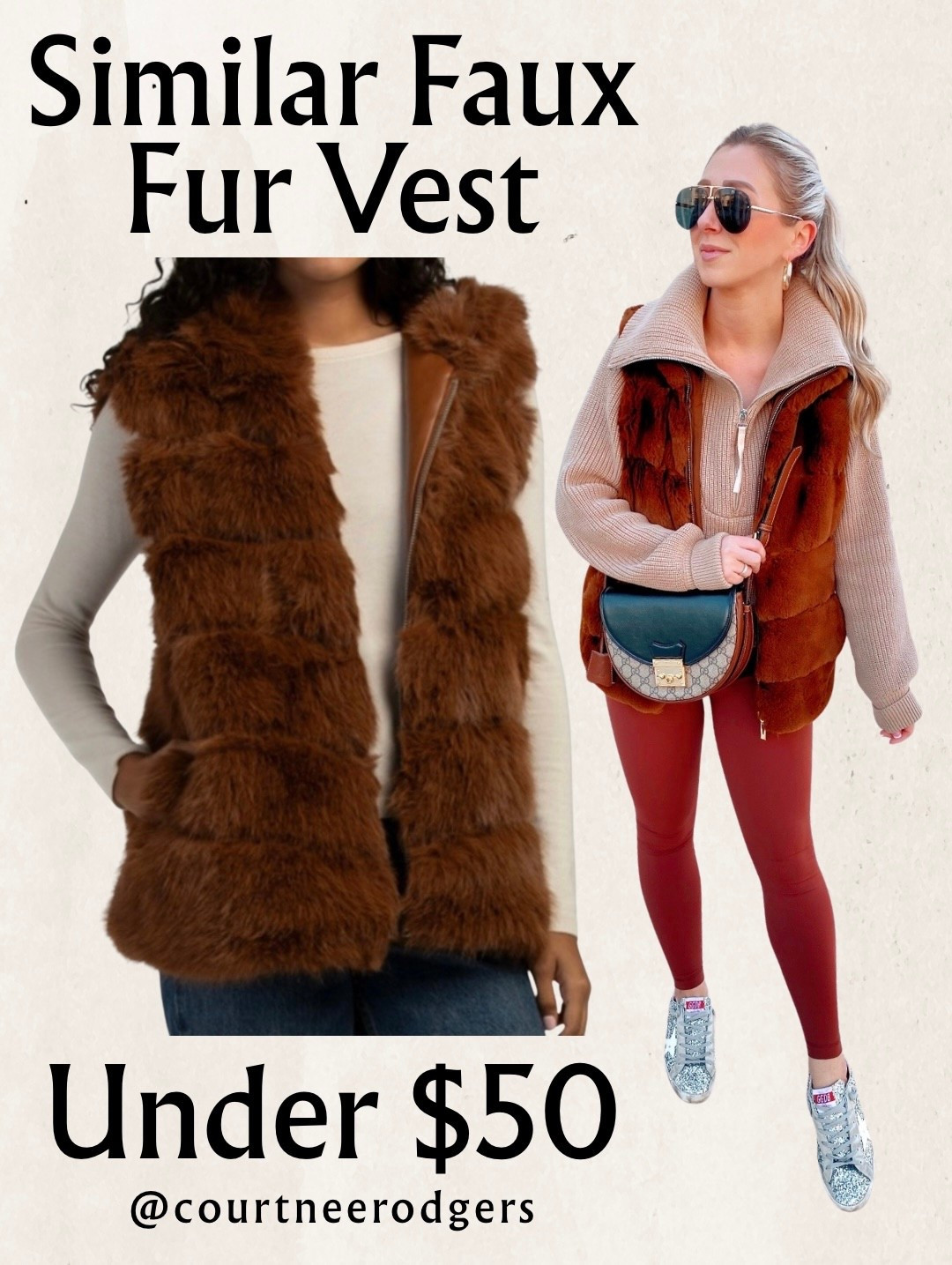 Throwback to my favorite faux fur vest because I found a near identical one (with a hood), marked down to under $50!!! 👏🏻 

Faux fur vest, Varley, gifts for her, winter fashion 

#LTKHoliday #LTKGiftGuide #LTKPetite