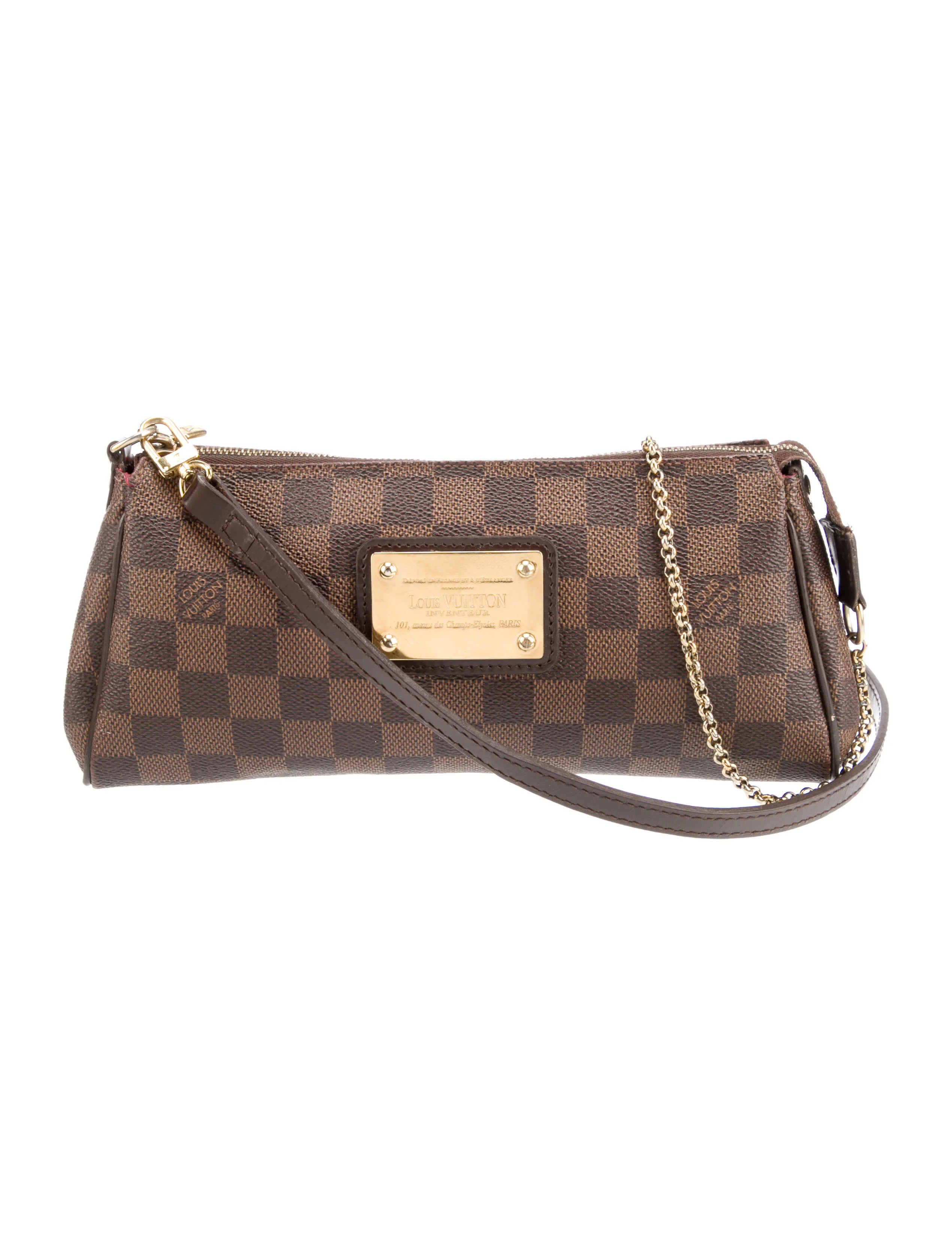 Damier Ebene Eva Pochette | The RealReal