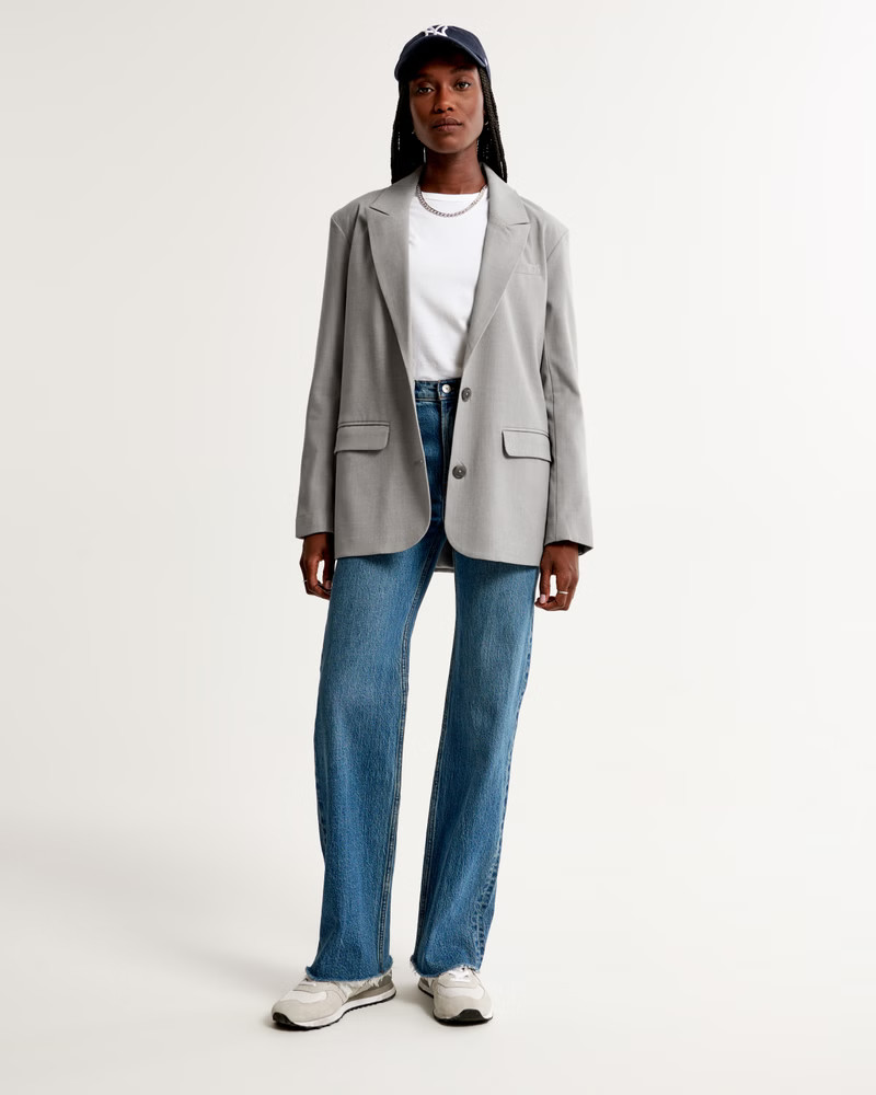 Boyfriend Suiting Blazer | Abercrombie & Fitch (US)