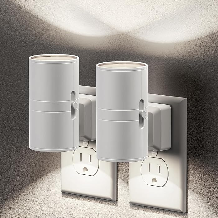 JandCase Night Lights Plug into Wall, Dimmable Night Light Plug in, Modern Night Light Dusk to Da... | Amazon (US)
