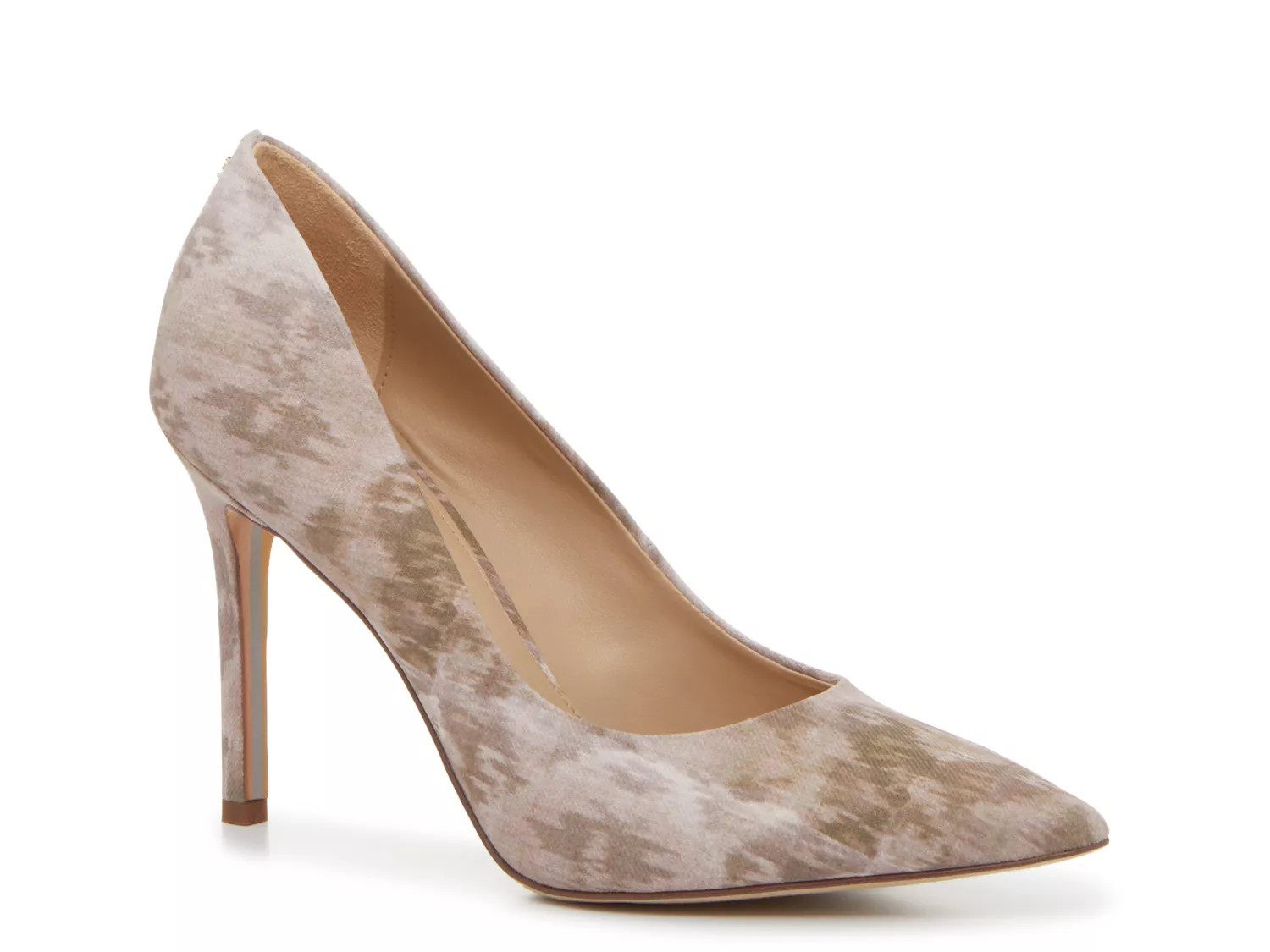 Sam Edelman Hazel Pump | Women's | Taupe Multicolor Fabric | Size 5.5 | Pumps | DSW