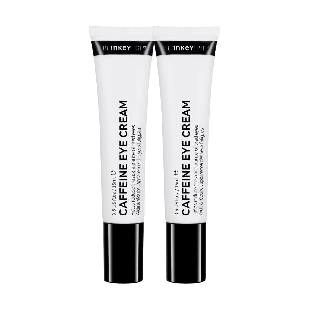 The INKEY List Caffeine Eye Cream Duo, Reduce Eye Puffiness and Dark Circle, Blur Fine Lines, 0.5... | Amazon (US)