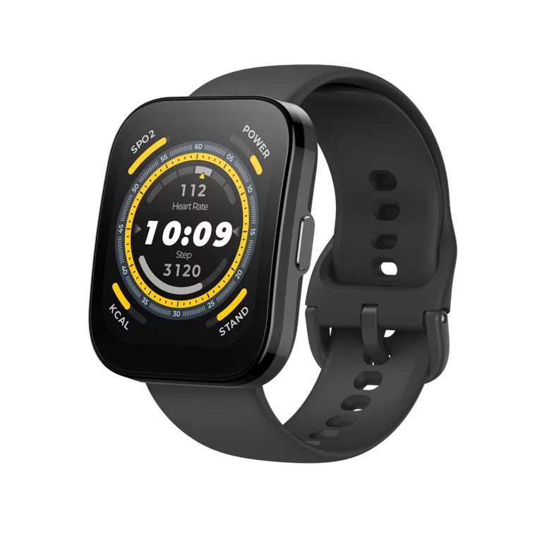 Amazfit Bip 5 Smart Watch with Ultra Large Screen & Bluetooth Calling – Soft Black | Walmart (US)