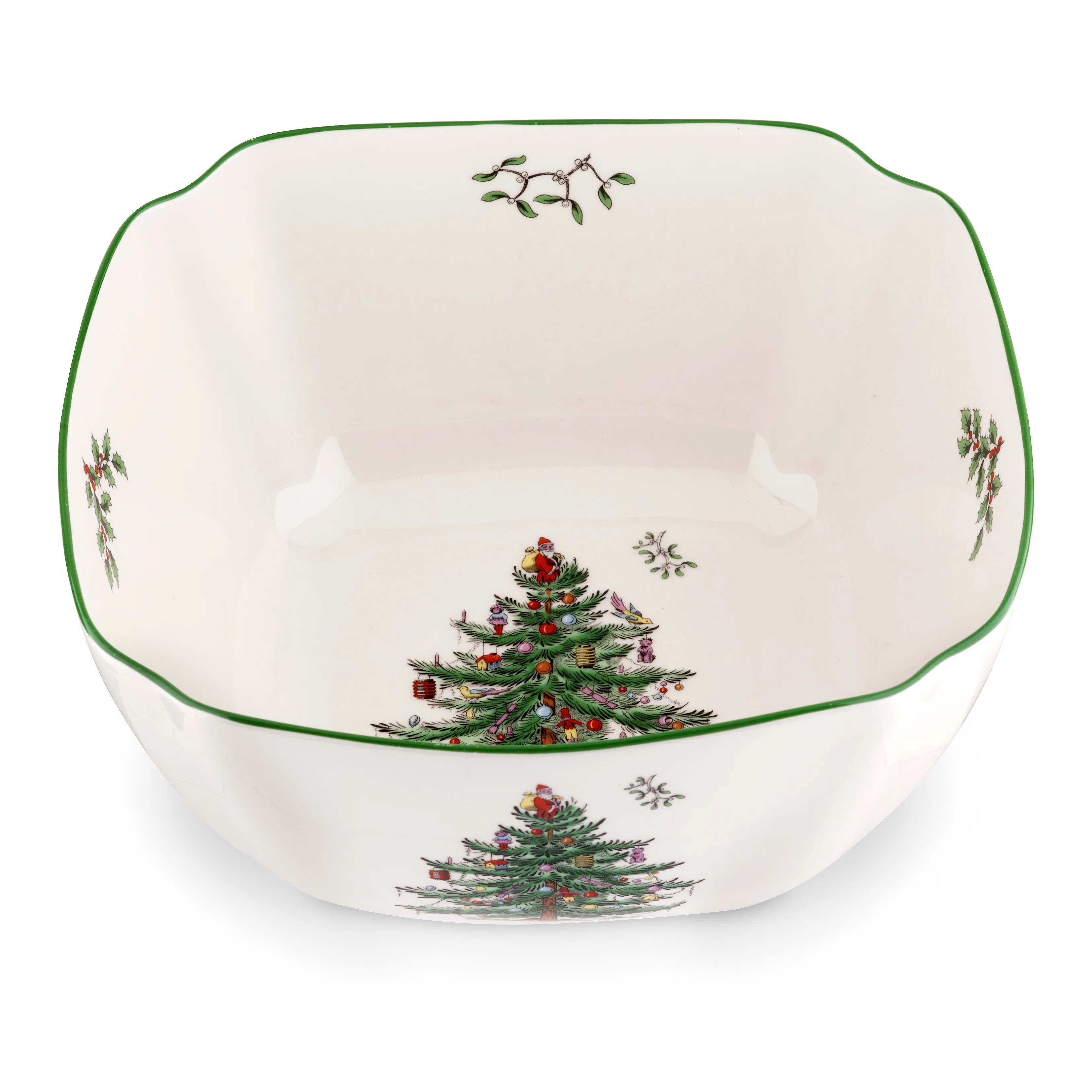 Spode Christmas Tree Large Square Bowl 10" & Reviews | Wayfair | Wayfair North America