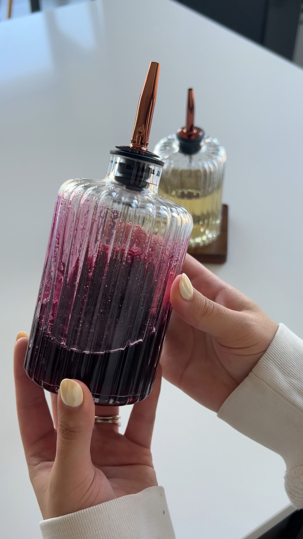 Coffee syrup bottles 🫐

#LTKHome #LTKFindsUnder50