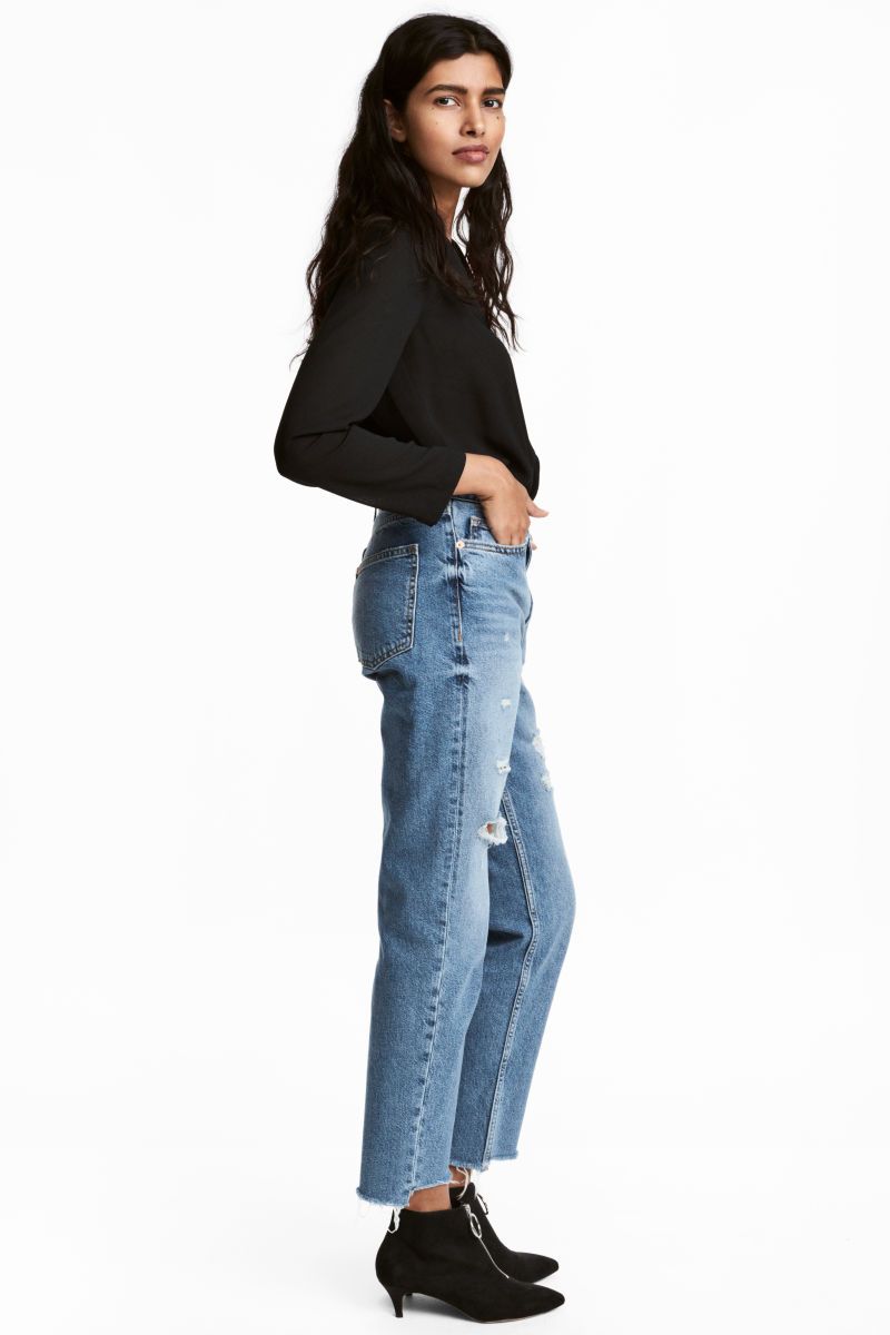 H&M Straight Ankle High Jeans $39.99 | H&M (US)