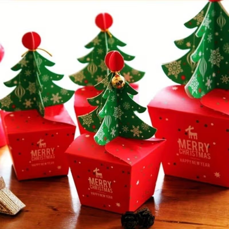 Amazon.com: 3D Mini Christmas Treat Gift Boxes, 20 Pcs Party Favors Candy Goody Boxes, Christmas ... | Amazon (US)