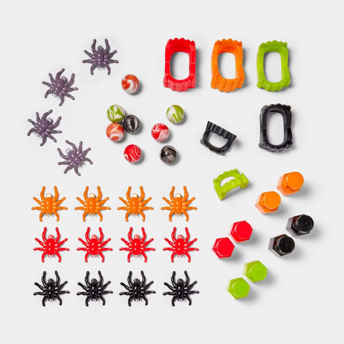 48pc Bouncing Balls/Fangs/Spiders/Bubbles Halloween Party Favors - Hyde & EEK! Boutique™ | Target