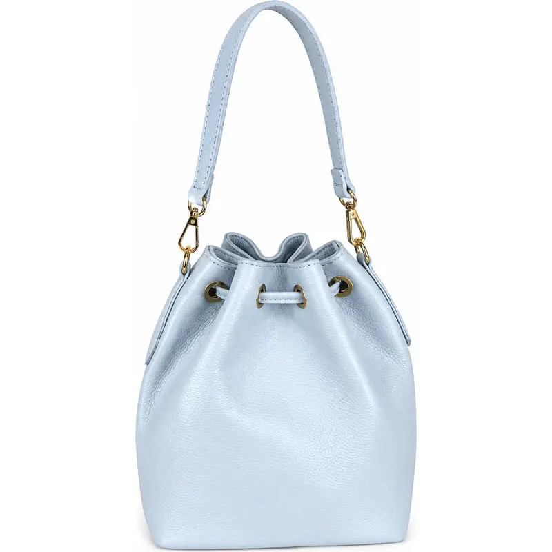 Persaman New York Carlotta Leather Bucket Bag in Pale Pink at Nordstrom Rack | Nordstrom Rack