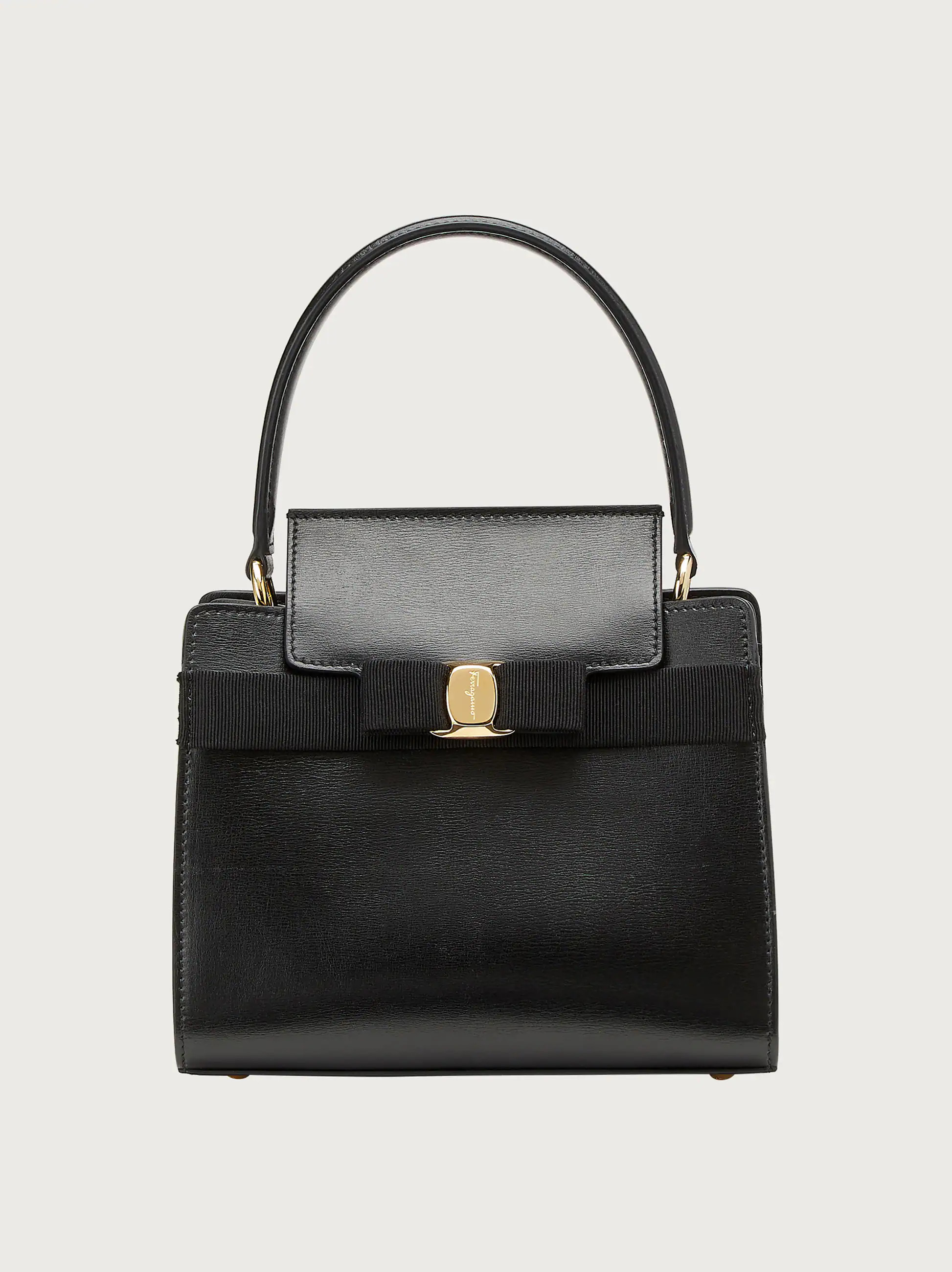 Salvatore Ferragamo Women Vara Bow handbag small Black | Ferragamo