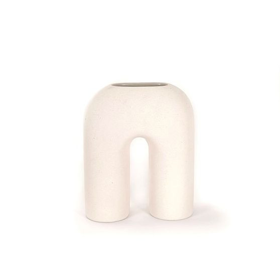 Zo Vase, Off White | West Elm (US)