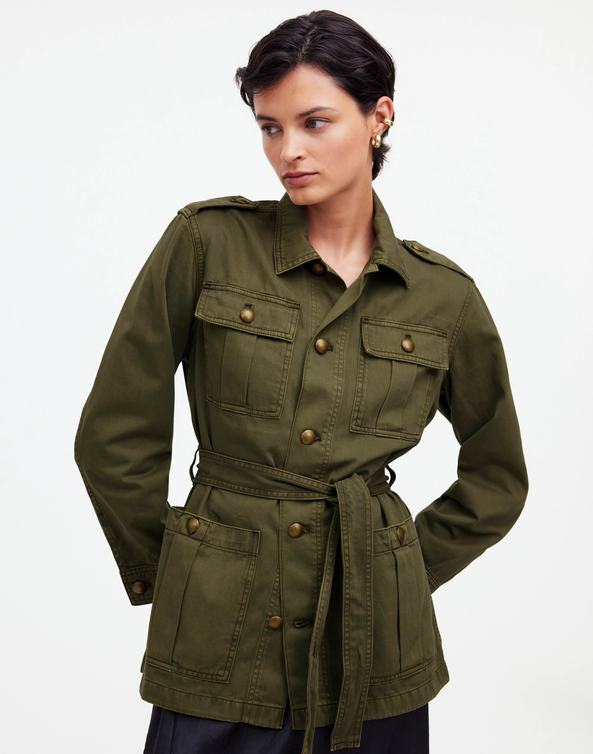 Chino Safari Jacket in Faded Ivy | Madewell