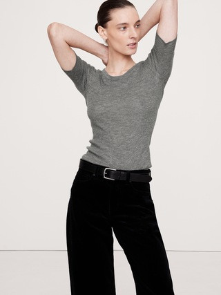 Featherweight Cashmere Scoop-Neck Sweater | Banana Republic (US)