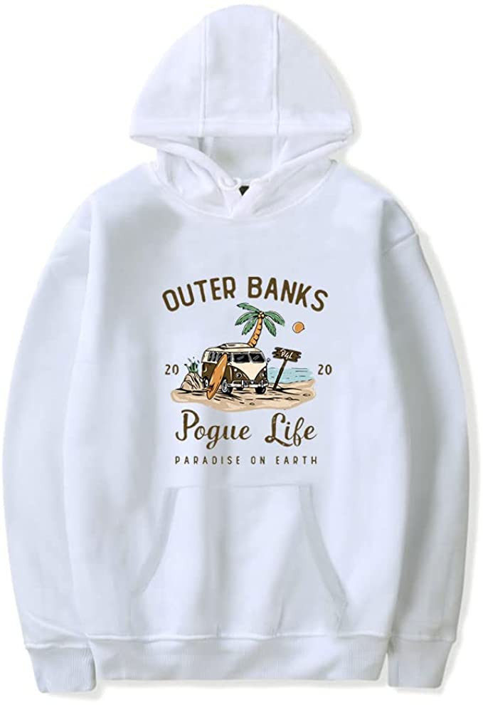 WBLXYMDP Outer Banks Season 2 Hoodie Men Fashion Coat Outer Banks Pogue Life Hoodies Hip Hop Hood... | Amazon (US)