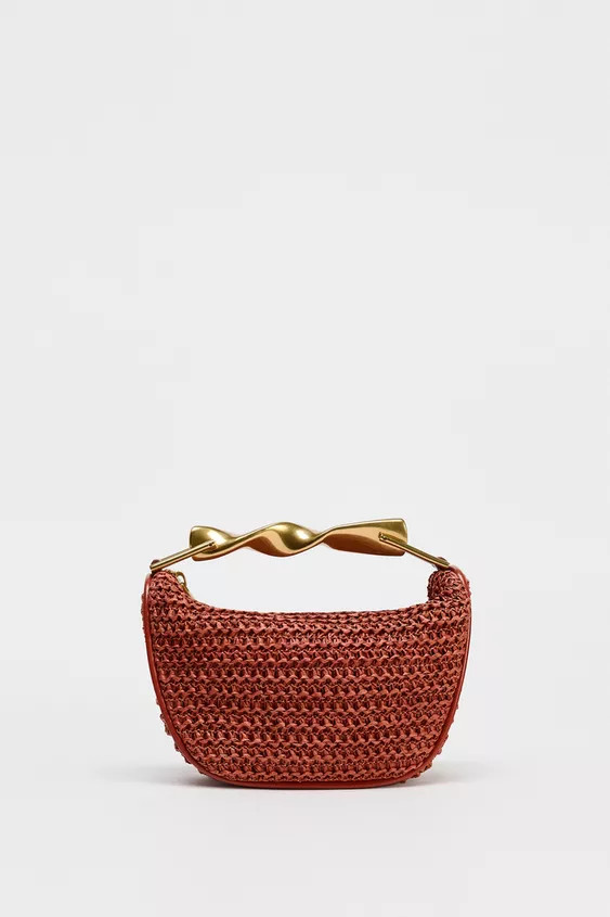 MINI BAG WITH METALLIC HANDLE | Zara US
