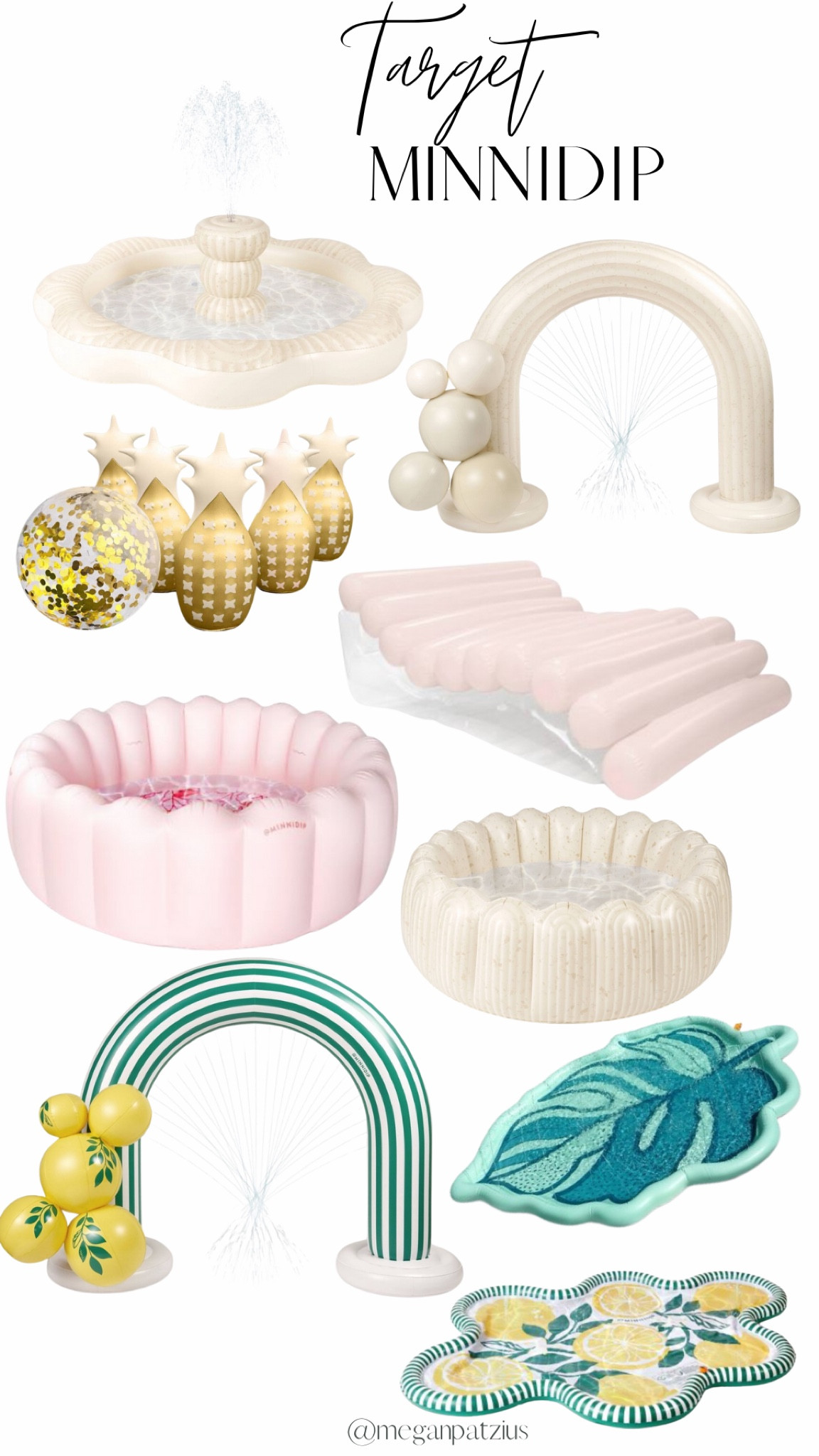MINNIDIP at Target 🎯 2024. Cute & stylish inflatable pools. 