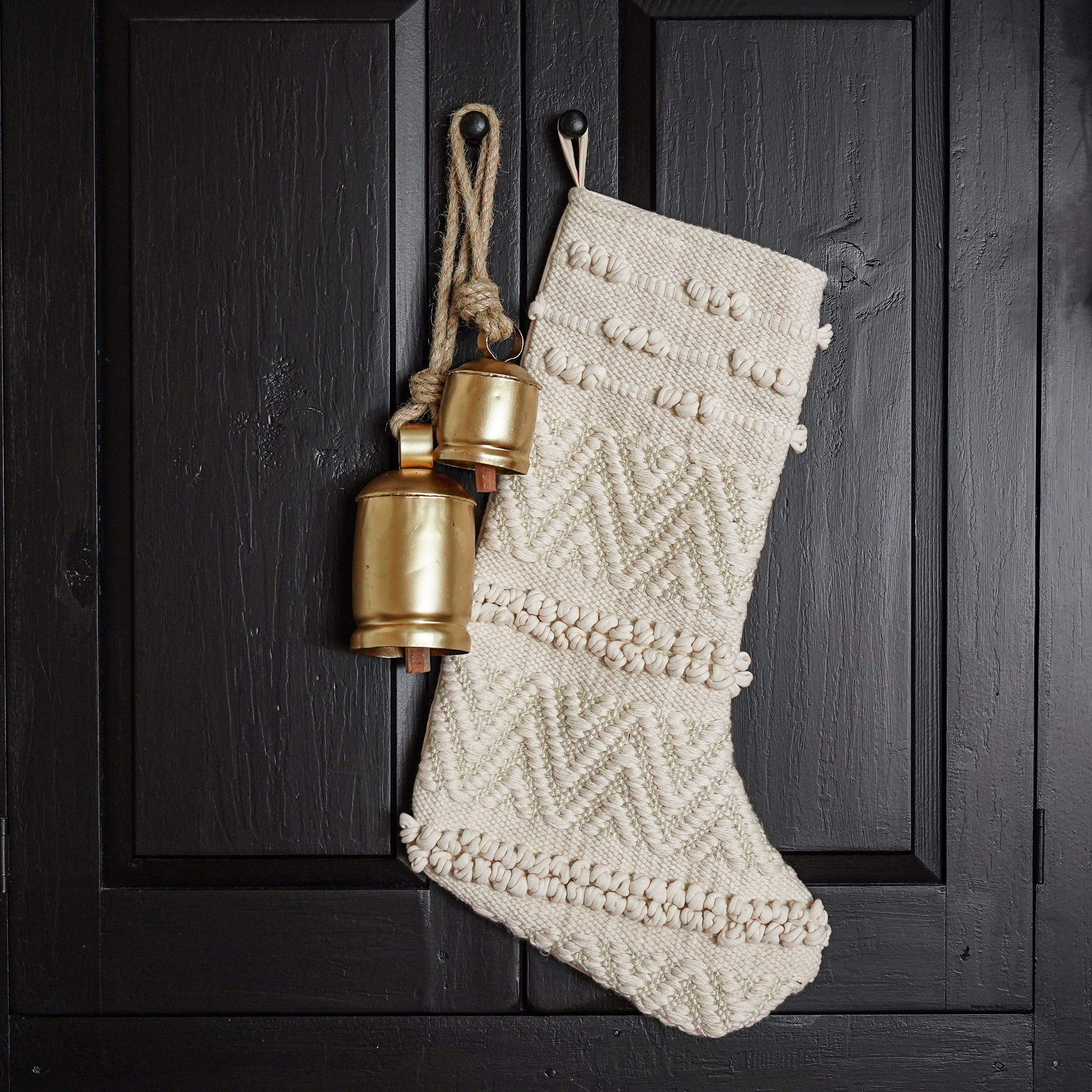 Woven Cotton Blend Stocking | MJHome