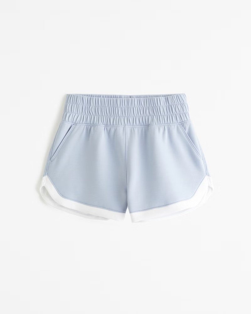 Abercrombie & Fitch Women's YPB neoKNIT Unlined Short in Blue Smoke - Size XS | Abercrombie & Fitch (US)