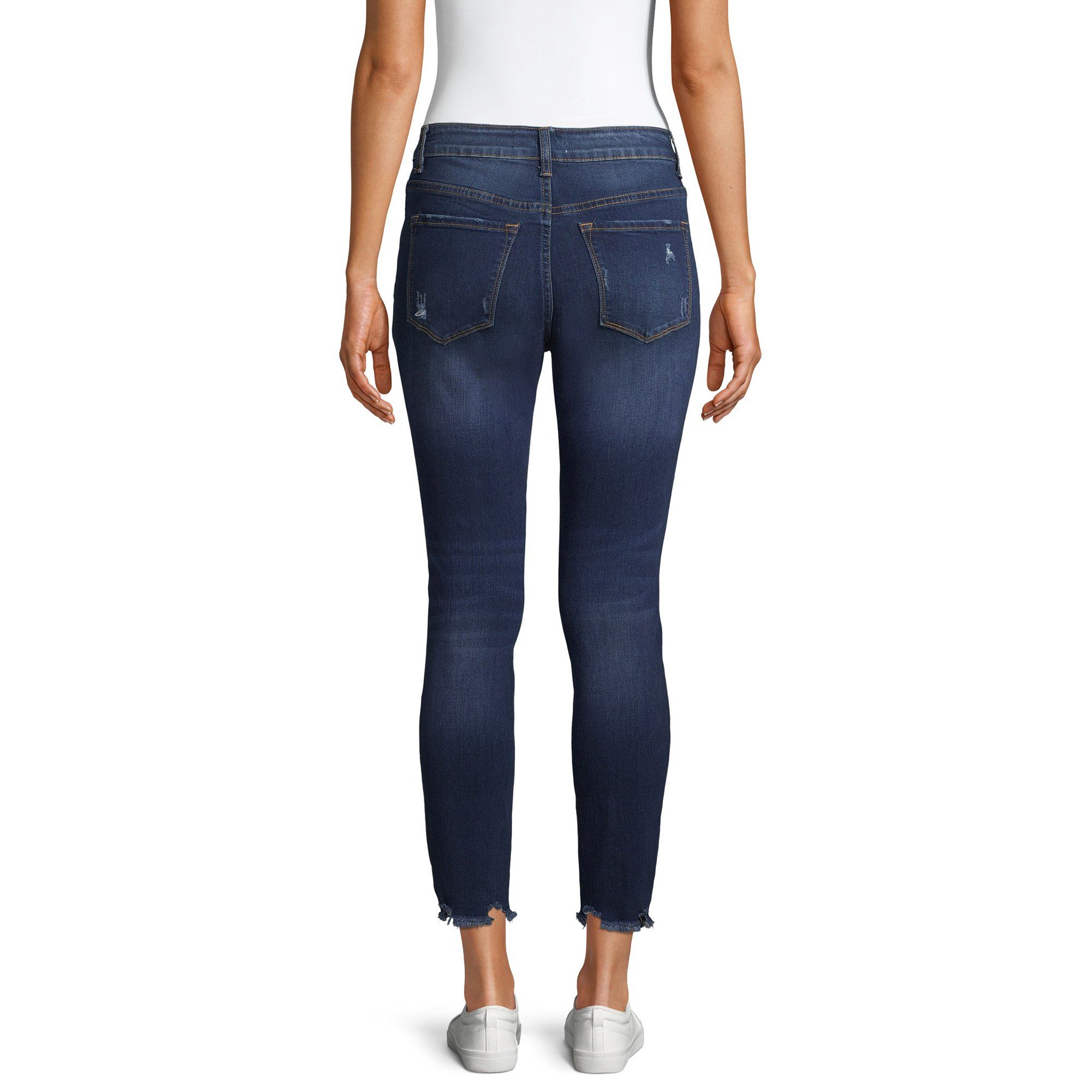 Vervet by Flying Monkey High Rise Crop Skinny Jeans | Walmart (US)